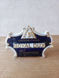   Royal Dux porceln emblma