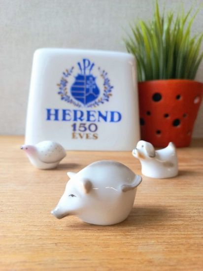  Herendi mini porceln - vaddiszn figura - ritkasg